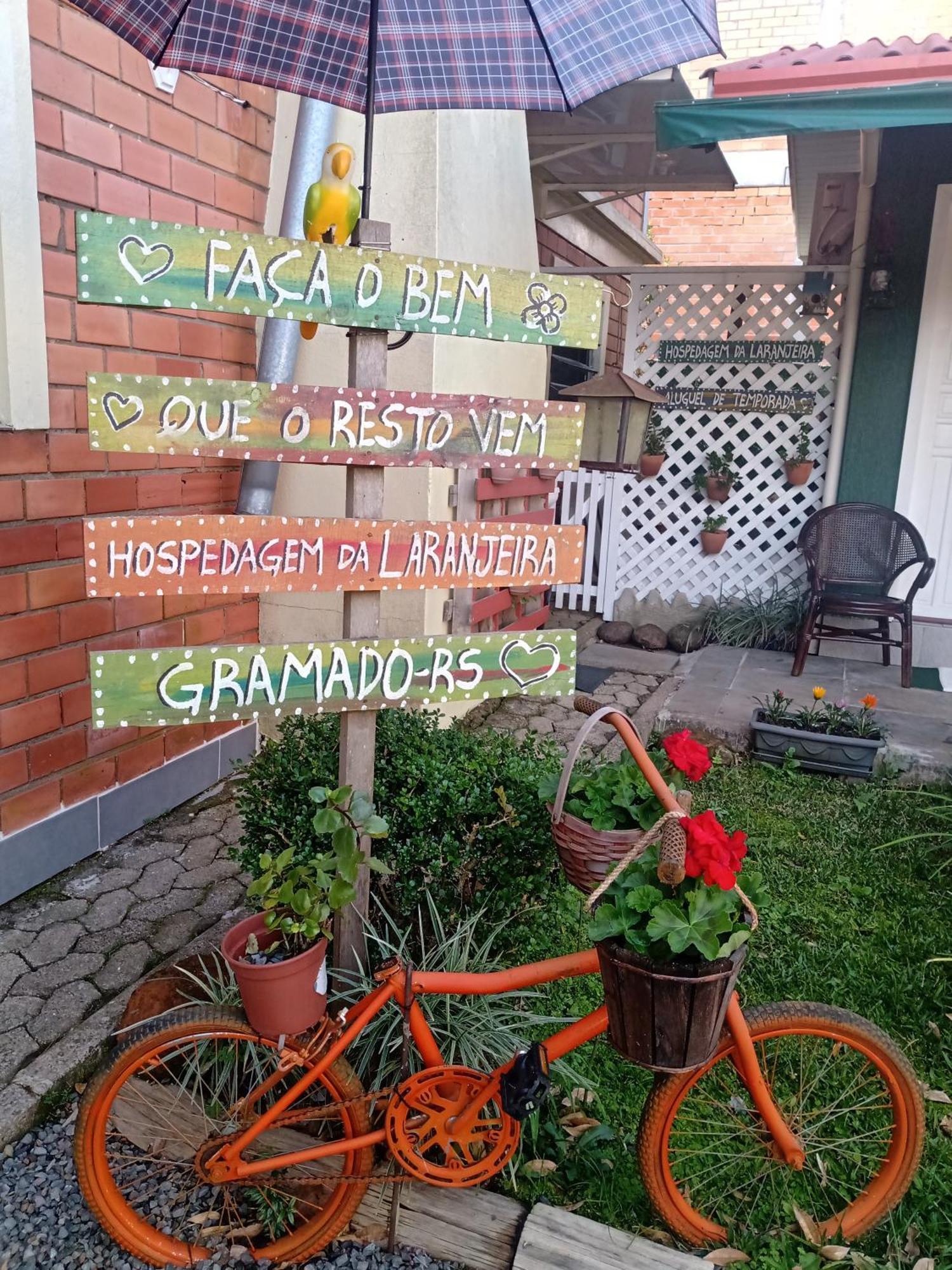 Hospedagem Da Laranjeira 그라마도 외부 사진
